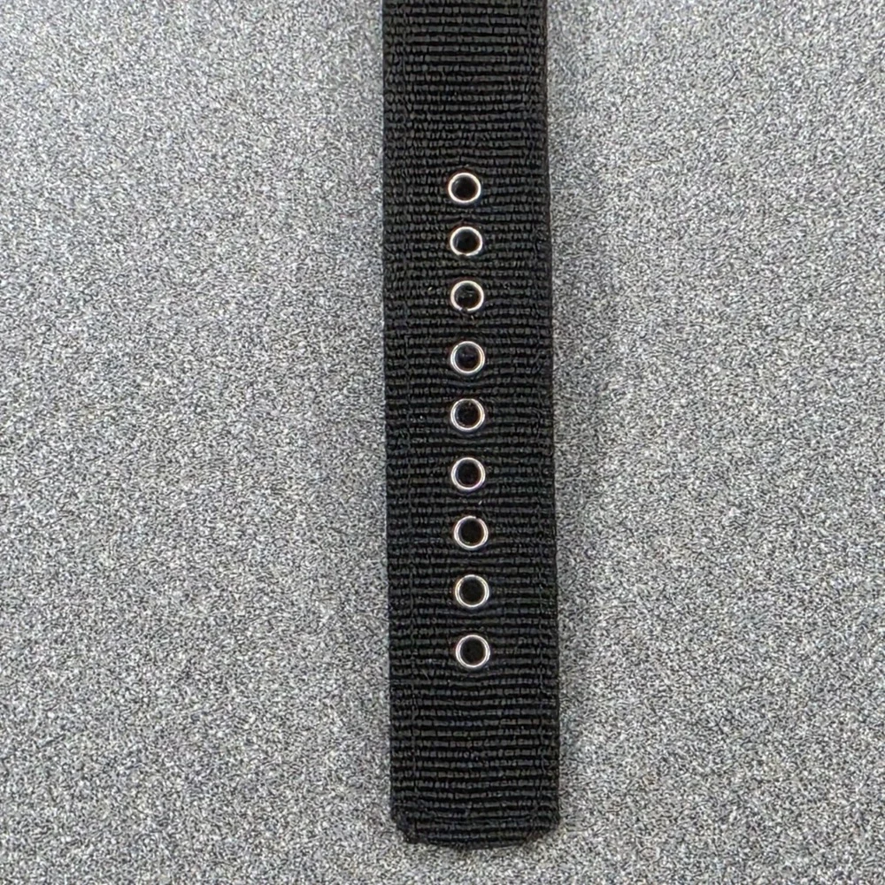Accutime Field Watch Mens OS Black Excellent Nylon Strap GENW71252M1 Quartz